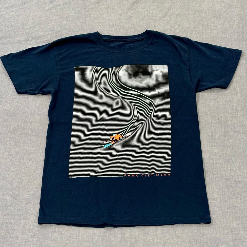 Park City Ski Waves Graphic T-Shirt